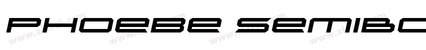 Phoebe SemiBold Ital字体转换